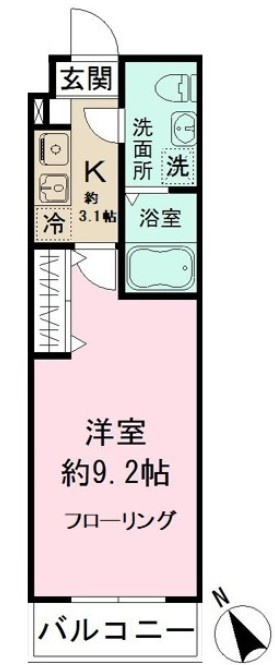 ミリアビタ南本町の間取り