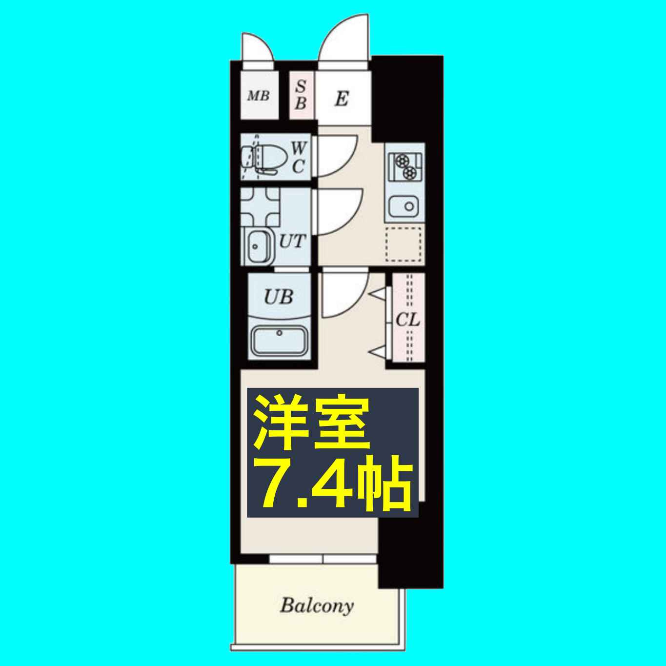 S-RESIDENCE堀田Northの間取り
