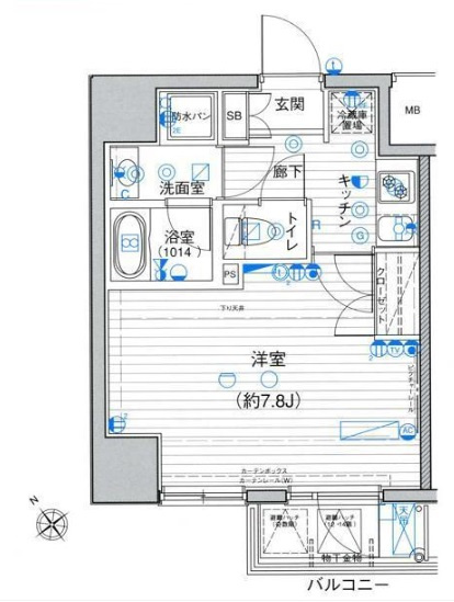 パークウェル三ノ輪駅前の間取り