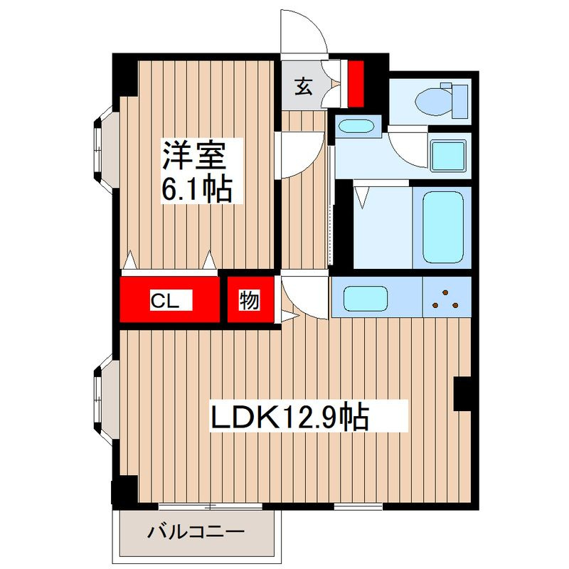 コンフォートマキの間取り|間取りです。