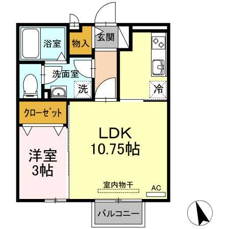 セジュール アンの間取り