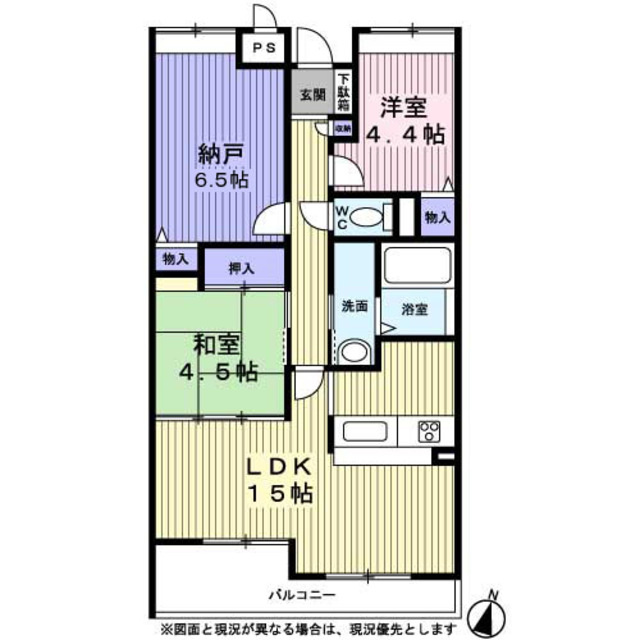 サニーコート江坂Ⅰの間取り