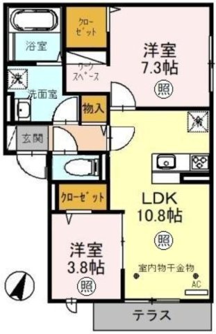 ラマージュの間取り