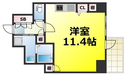 【間取り】 | ルーセントオーデン難波 仲介手数料無料