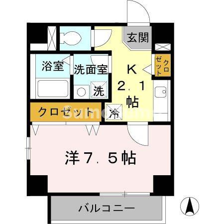 WELLBEAR新神戸の間取り