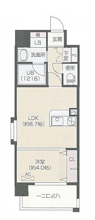 オーキッドレジデンス上呉服の間取り