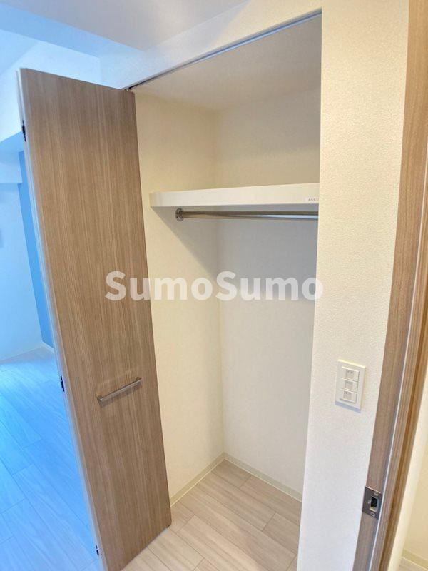 プレサンス谷町九丁目ディセオの収納|大きなものも収納できそうです