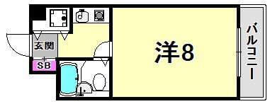 西北チェリーマンションの間取り