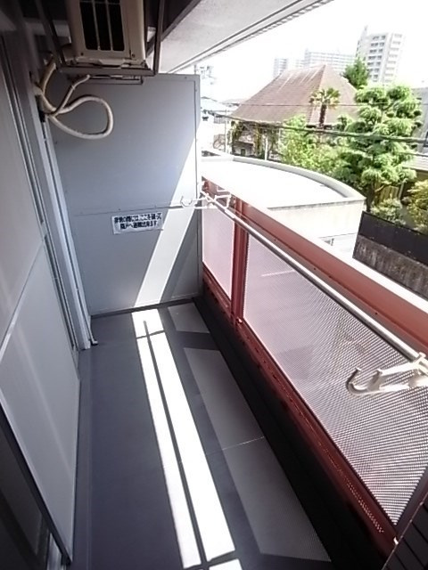 西北チェリーマンションのバルコニー