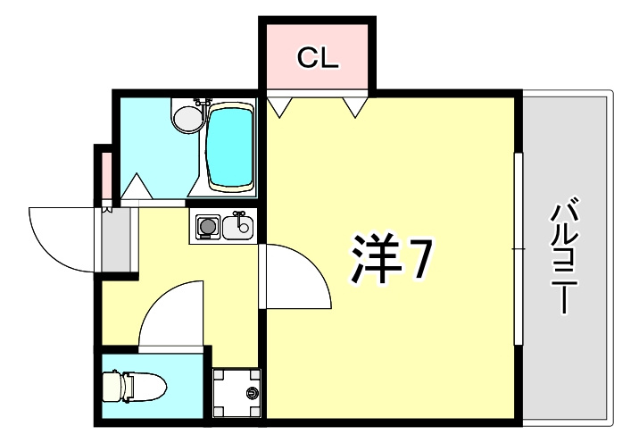 灘南ビルの間取り