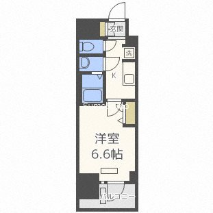 プレサンス四天王寺前夕陽ヶ丘アクティの間取り