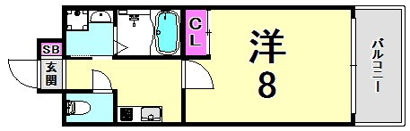 ウェンズ神戸の間取り