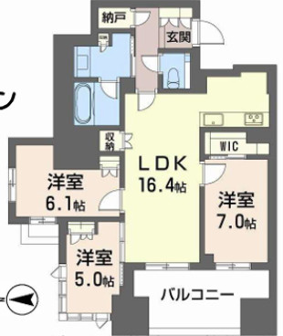 グランドメゾン北堀江レジデンス の間取り