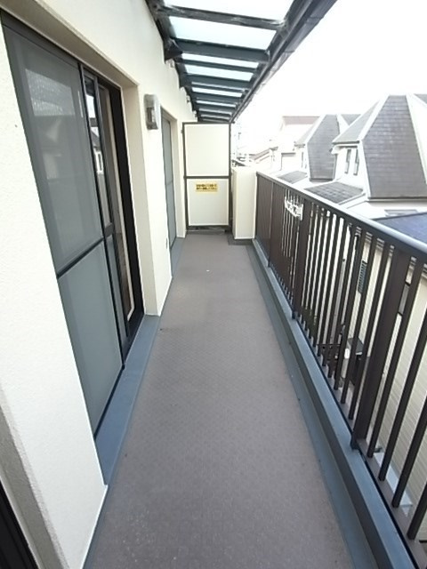 グリーンビュー1号館のバルコニー