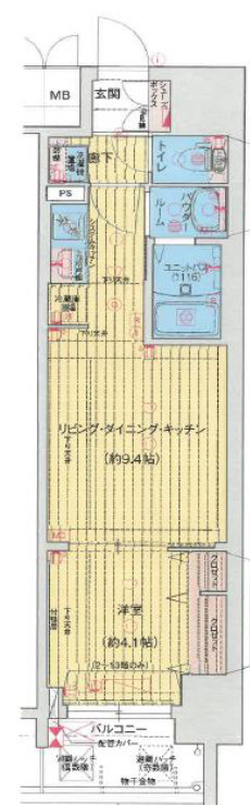 ファステート難波デラックスの間取り