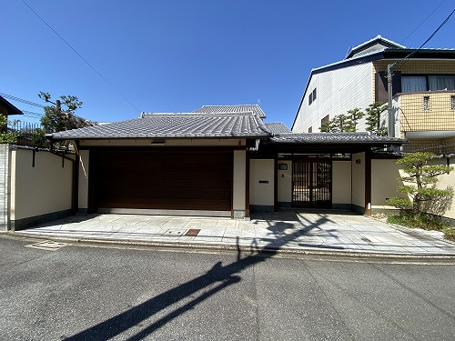 下鴨膳部町和風邸宅の外観