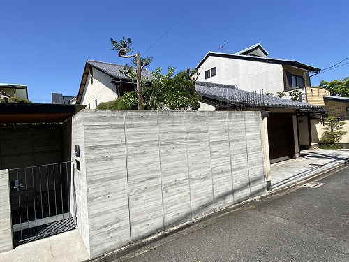 下鴨膳部町和風邸宅の外観