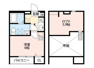 【間取り】 | アレーゼ本大久保 | 間取りです。