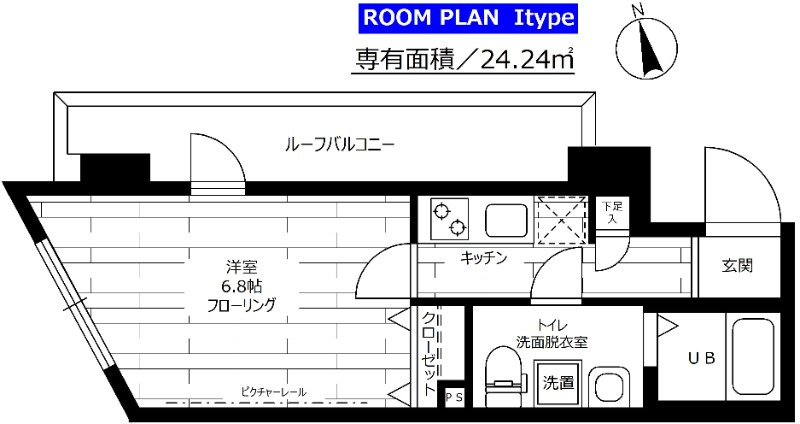 ステージファースト池尻大橋の間取り