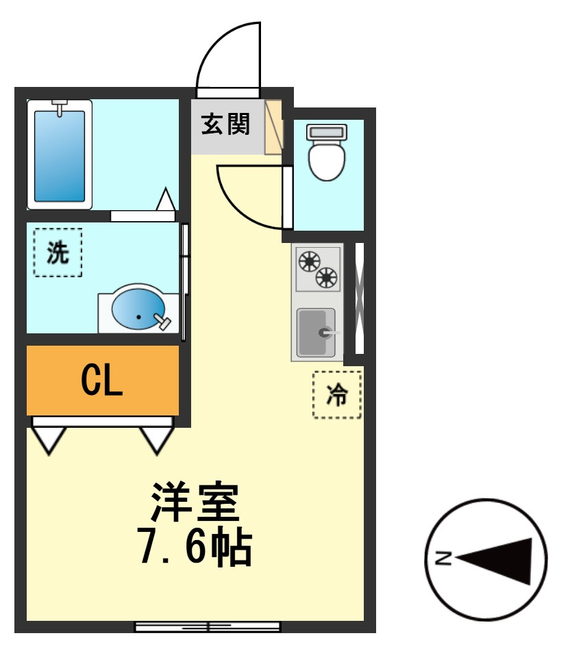 MQuarto金町Ⅱの間取り