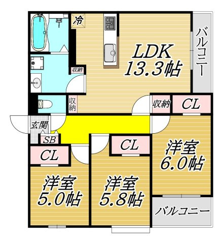 尼崎市東園田3丁目共同住宅