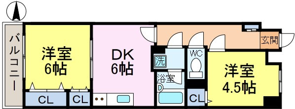 日神パレステージ新小岩の間取り