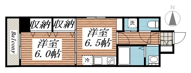 橘ビルの間取り