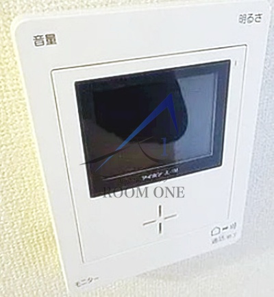 メゾン・マーサのセキュリティ|モニター付きインターホンです。
