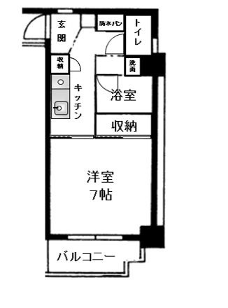 斉賀レジデンスの間取り|間取りです。