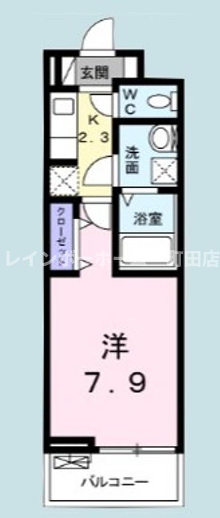ジェントリー・カイト※初期費用分割あと払いサービス利用可能物件の間取り