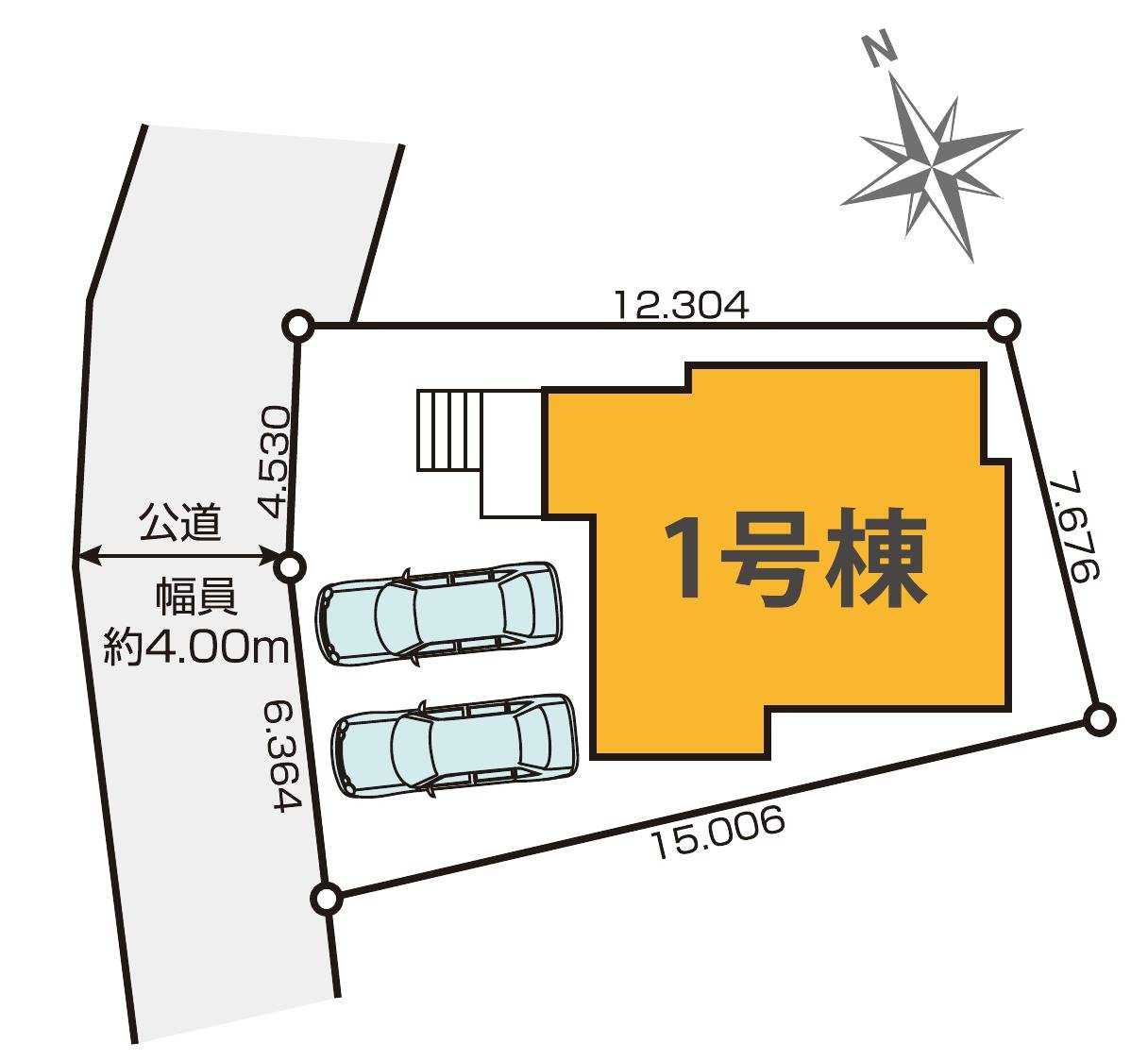 調布市柴崎1丁目 京王線 国領駅 新築戸建の区画図