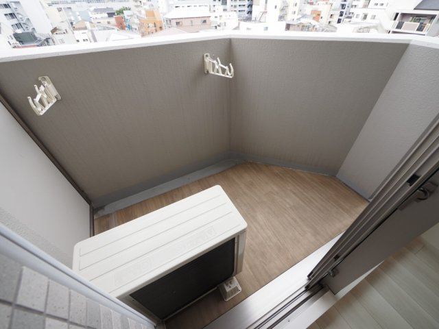 大阪市港区弁天５丁目の賃貸マンションのバルコニー
