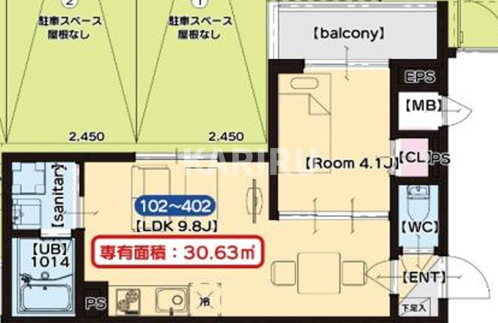 Ｍ－ｃｉｔｙ千林大宮Ⅱの間取り