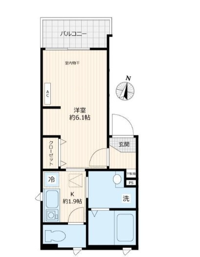 ブラン北千住の間取り