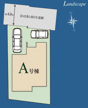 所沢市小手指町５丁目　新築戸建　ハートフルタウンの区画図