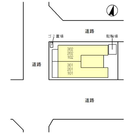 フローリッシュ武蔵浦和の区画図