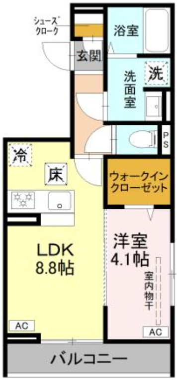 ディーセレーノ大和田Nの間取り
