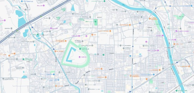 高槻市郡家新町　第1期　新築一戸建ての地図