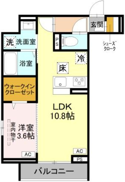 ディーセレーノ大和田Nの間取り