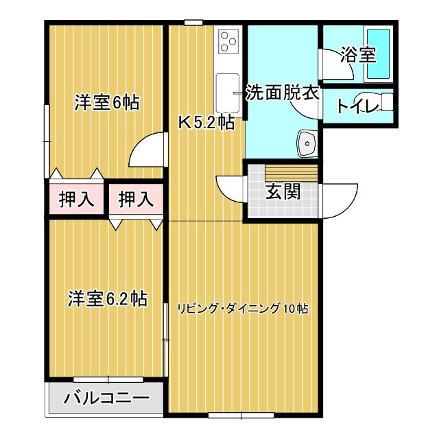 ピュアライフ林原の間取り