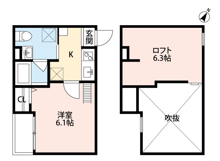 グランジュテ西明石の間取り