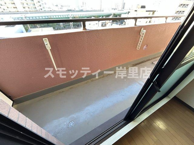 リーデルフェリア住之江のバルコニー