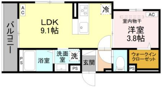 ディーセレーノ大和田Nの間取り