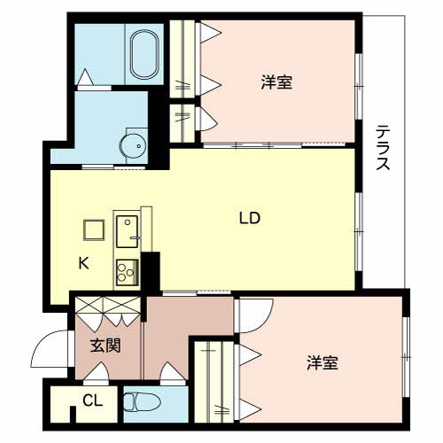 シャーメゾンアルバの間取り