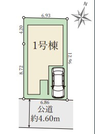 【区画図】 | Terrechez箕面市新稲１期 | 区画図