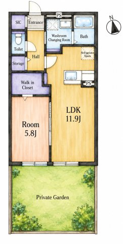 aruROOM高林の間取り