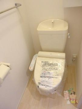 グランパルクききょう　Ｂのトイレ|シャワー付トイレ
