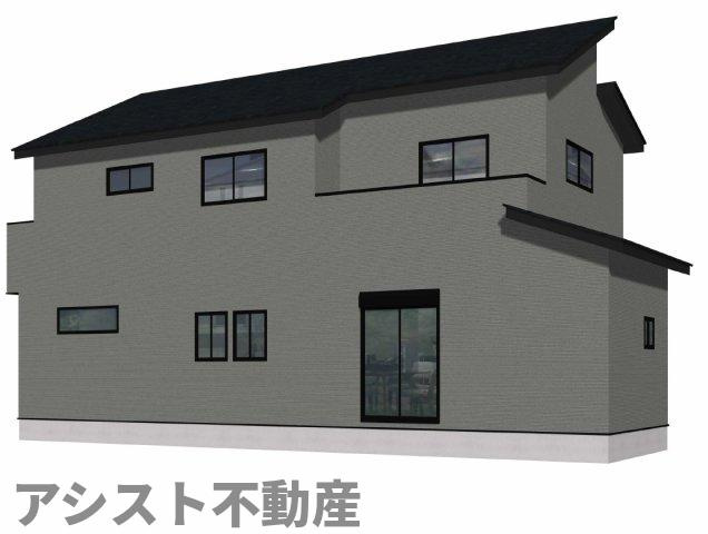 飯塚市横田5期の外観パース|外観パースです