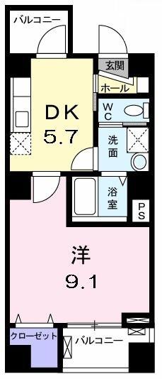 メゾン　リシュ　エスパスの間取り|間取りです。