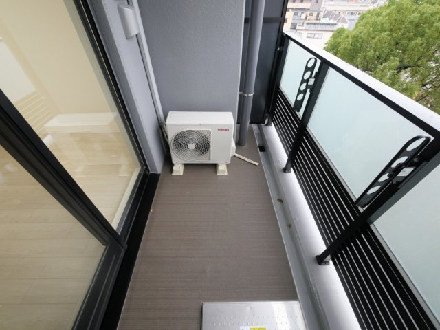 大阪市福島区玉川４丁目の賃貸マンションのバルコニー